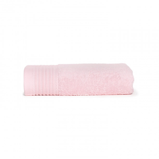 SERVIETTE PUBLICITAIRE COTON 'PUREL 50X100' - rose clair