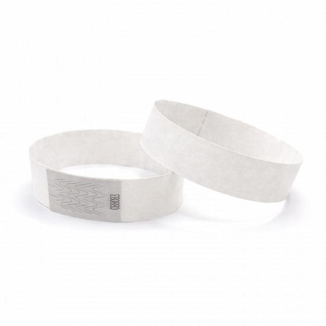 BRACELET PAPIER BIODEGRADABLE PERSONNALISABLE 'GUEST' - quadrichromie
