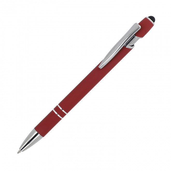 STYLO/STYLET EN METAL MINE BLEUE PERSONNALISABLE 'PRINCY' - bordeaux