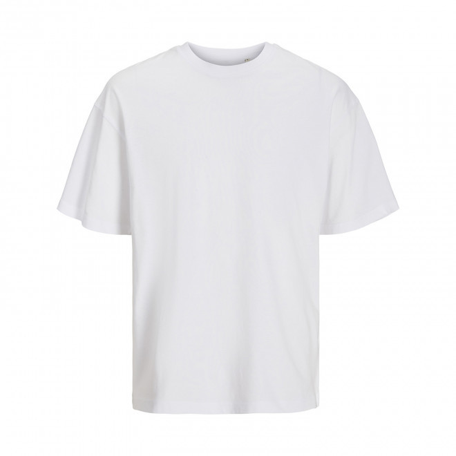 TEE-SHIRT MIXTE OVERSIZE PERSONNALISE 'JACKTO' 180G/M2 - blanc