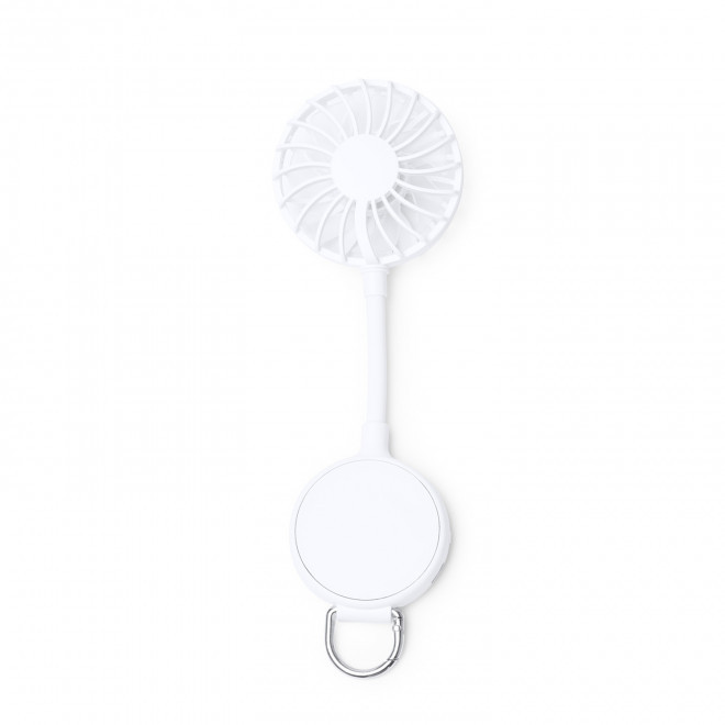 VENTILATEUR TELEPHONE PERSONNALISABLE 'WIND MAGNETIQUE' - blanc