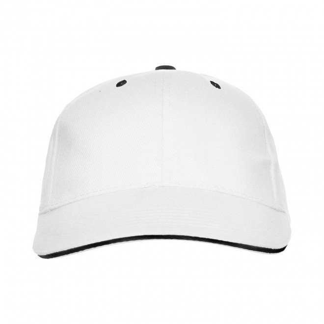 CASQUETTE PERSONNALISABLE SANDWICH ADULTE 'EDGE' - blanc