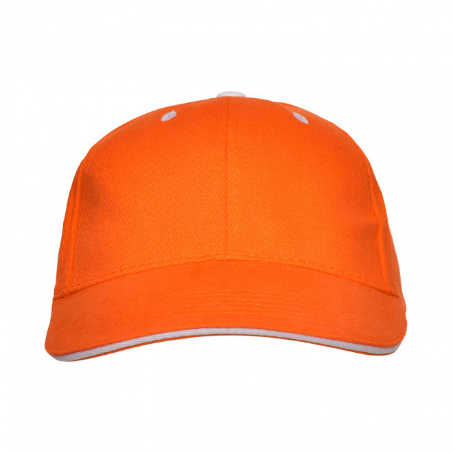 CASQUETTE PERSONNALISABLE SANDWICH ADULTE 'EDGE' - orange