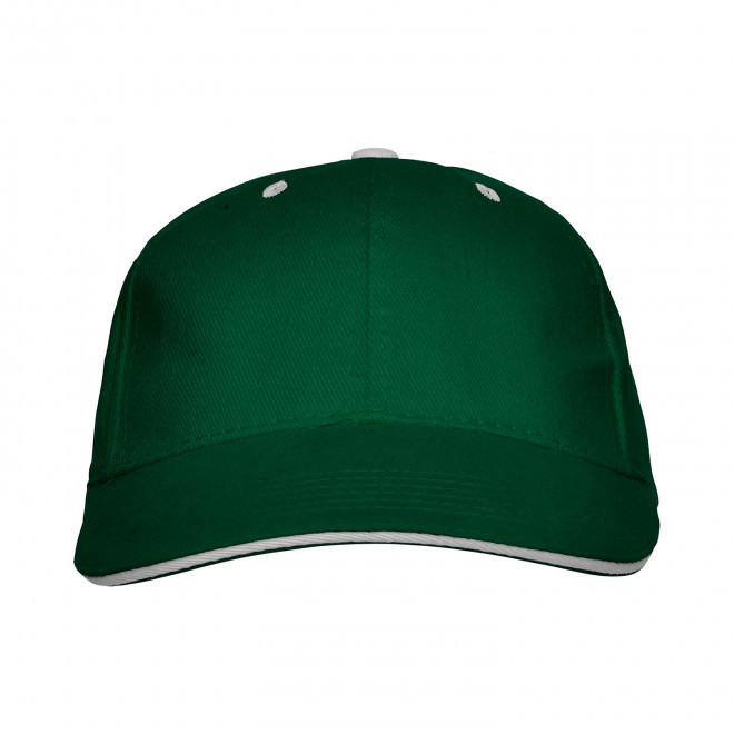 CASQUETTE PERSONNALISABLE SANDWICH ADULTE 'EDGE' - vert bouteille