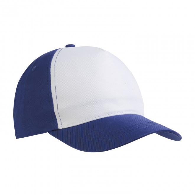 CASQUETTE PERSONNALISABLE 5 PANS 'COLORCAP DUO' - bleu royal