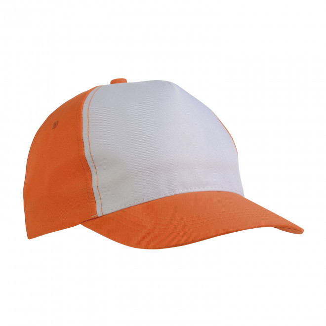 CASQUETTE PERSONNALISABLE 5 PANS 'COLORCAP DUO' - orange