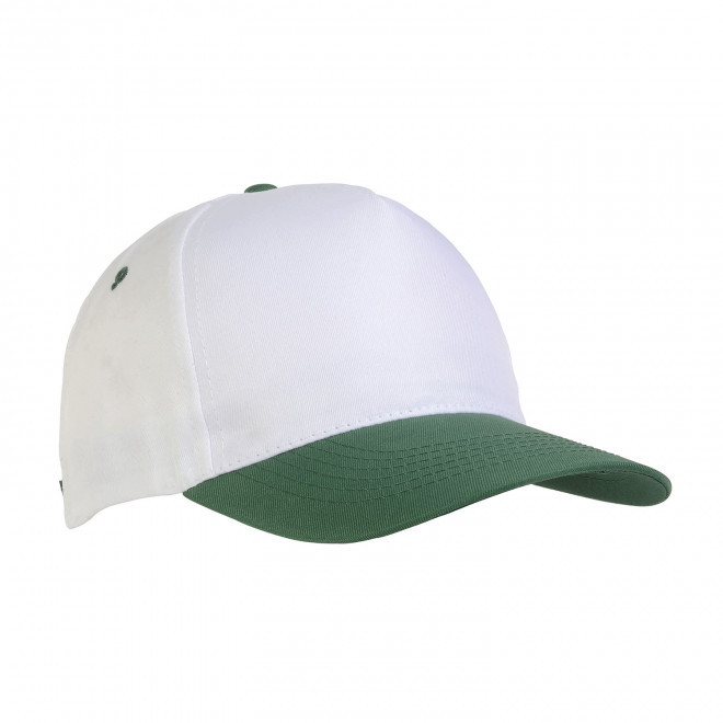 CASQUETTE PERSONNALISABLE 5 PANS 'COLORCAP' - vert