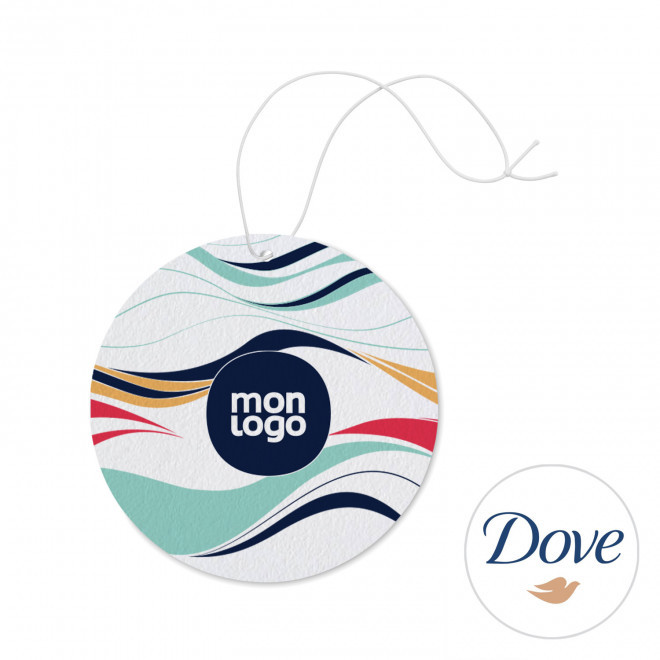 DESODORISANT VOITURE PERSONNALISABLE 'KENDO ROND' - Dove