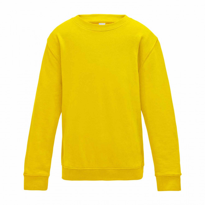 SWEAT-SHIRT PERSONNALISABLE 'HOLA KIDS' - jaune