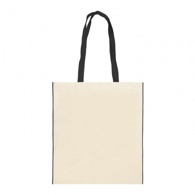 SAC SHOPPING PERSONNALISABLE BI COUL 140 GR/M2 'AURIANI' - noir