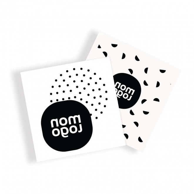 TATOUAGE EPHEMERE PERSONNALISABLE NOIR 'MAORO' - noir