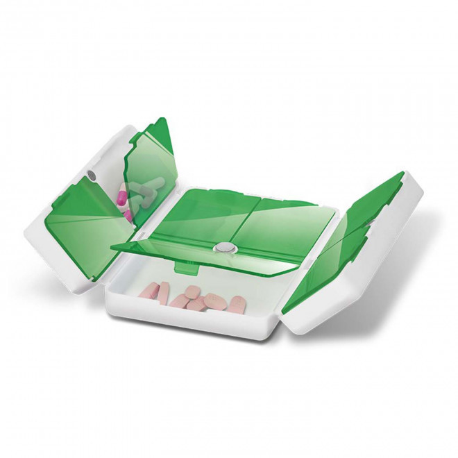 PILULIER HEBDOMADAIRE PERSONNALISABLE  'IBU' - blanc