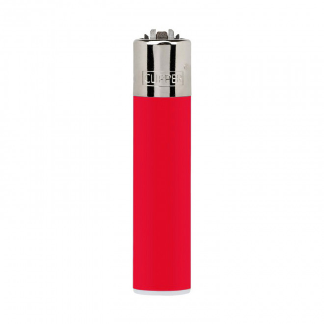 BRIQUET CLIPPER PERSONNALISABLE 'LARGE' - rouge