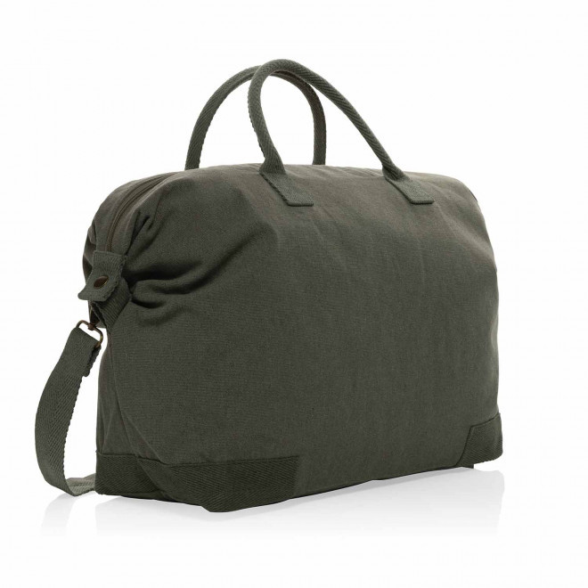 SAC WEEK-END TOILE RECYCLE PERSONNALISE 'VIHAR' - kaki