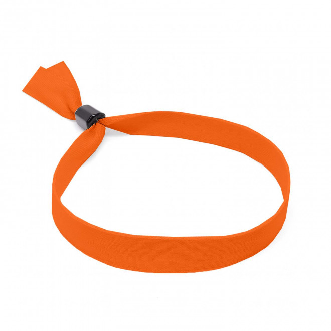 BRACELET TISSE PERSONNALISABLE 'ANIME TISSE PHOSPHO' - orange