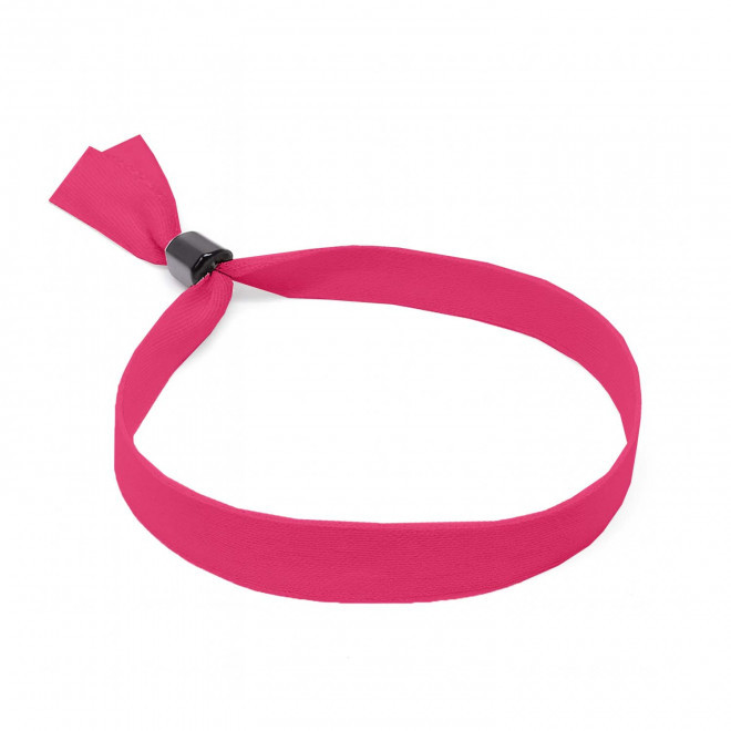 BRACELET TISSE PERSONNALISABLE 'ANIME TISSE PHOSPHO' - rose