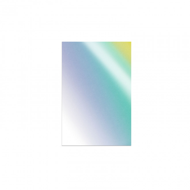 STICKER HOLOG RECTANGLE PERSONNALISABLE 'KLISTER HOLO' - 4 x 6 cm
