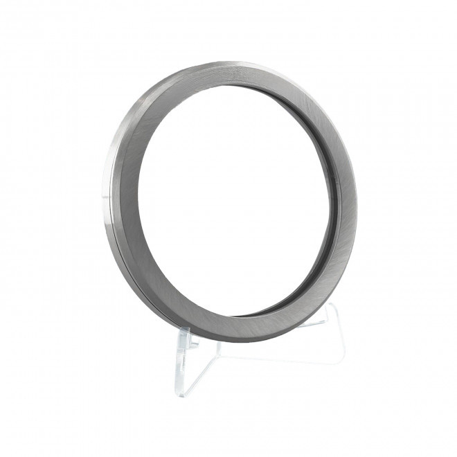 MEDAILLE EN VERRE ET METAL PERSONNALISABLE 'CAMPIONES' - argent