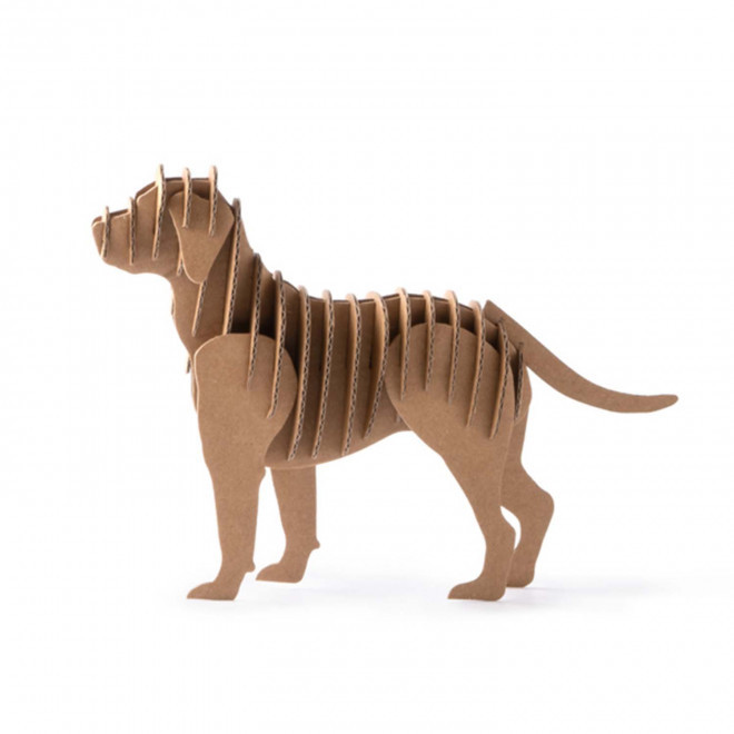 PUZZLE 3D EN KRAFT PERSONNALISABLE 'PULZINO' - chien
