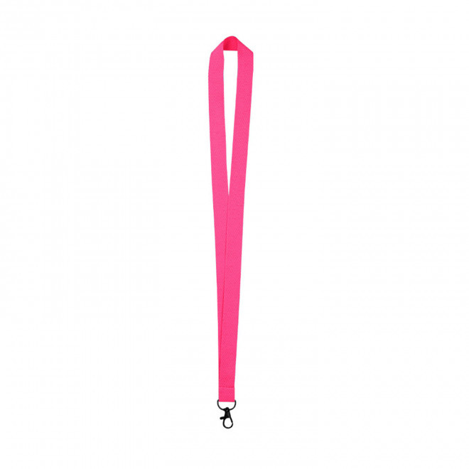 TOUR DE COU FLUO PERSONNALISE 'LUNGO FLUO' - rose fluo