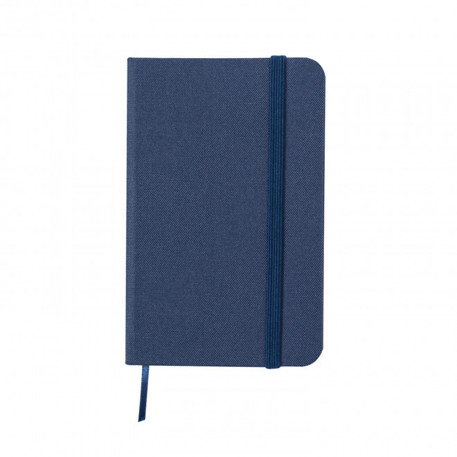 CARNET A6 EN RPET PERSONNALISABLE 'JAMSA' - bleu marine