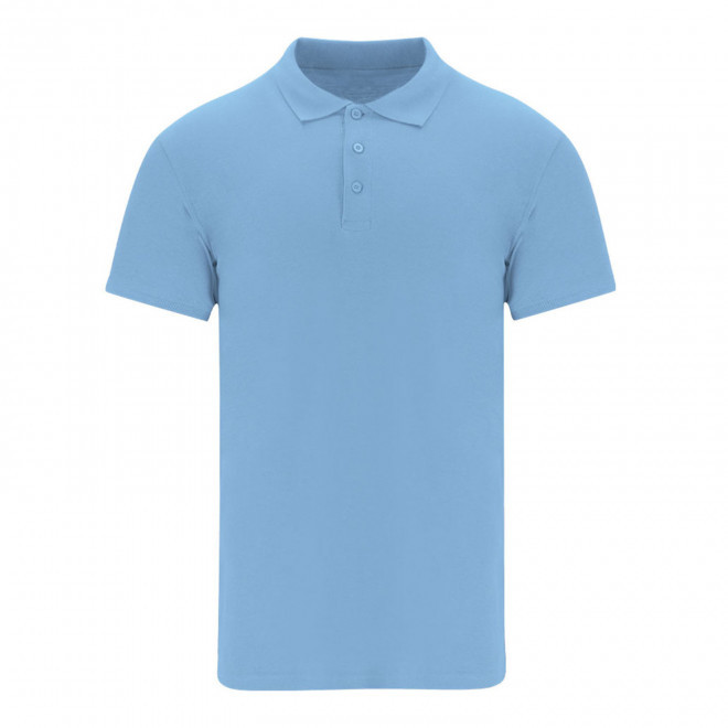 POLO MIXTE COULEUR PERSONNALISE 'TERIM' 200G/M2 - bleu clair