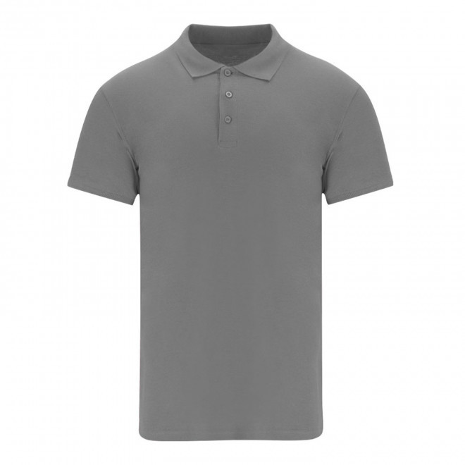 POLO MIXTE COULEUR PERSONNALISE 'TERIM' 200G/M2 - gris