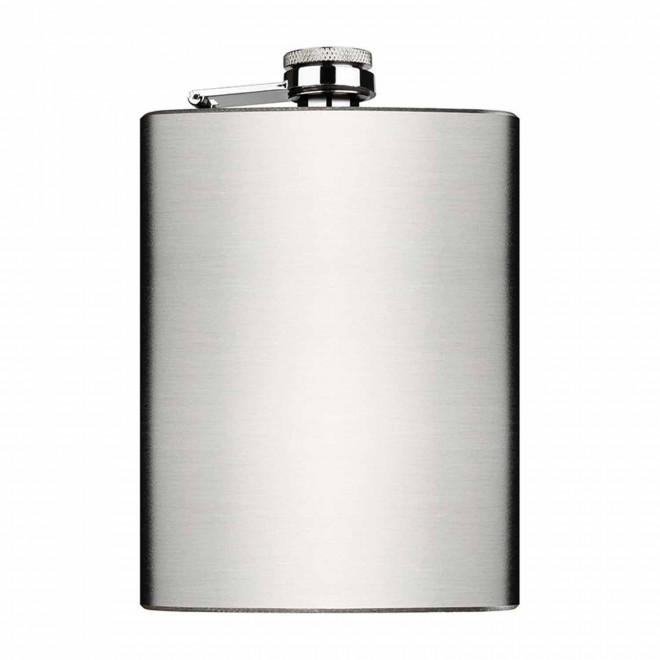 FLASQUE ACIER PERSONNALISABLE 'GUDYS 226.4 ML' - argenté