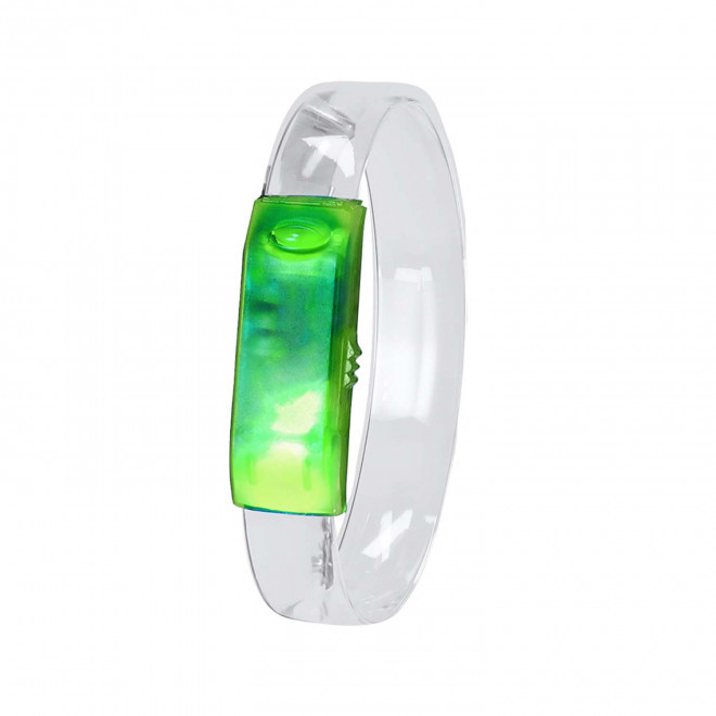 BRACELET LUMINEUX PERSONNALISE 'FUNYFUN' - vert