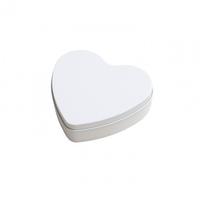 BOITE METAL SOUVENIR PERSONNALISABLE 'VALTO COEUR' - blanc