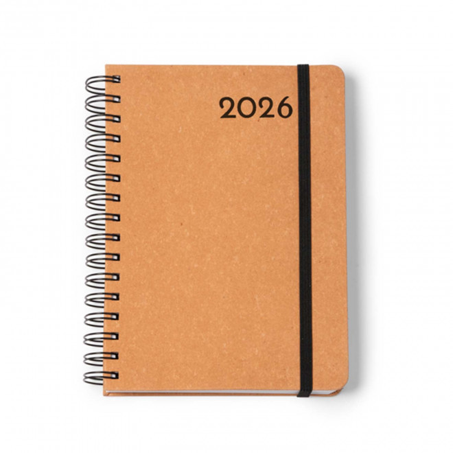 AGENDA JOURNALIER PERSONNALISE 'SWAG' - beige
