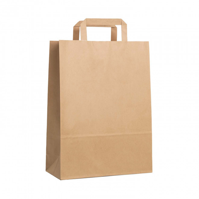 SAC KRAFT PERSONNALISE GRANDE QUANTITE 'BLANPA 34X14X43' - brun
