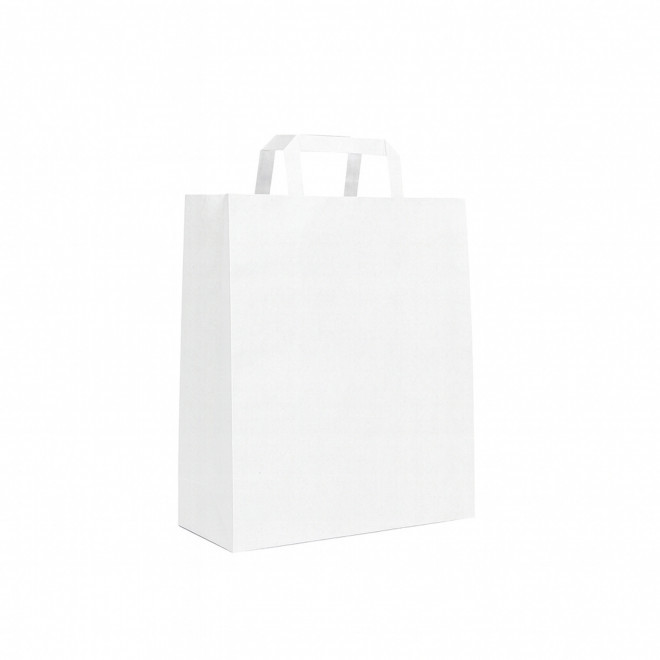 SAC KRAFT PERSONNALISE GRANDE QUANTITE 'BLANPA32X16X37' - blanc