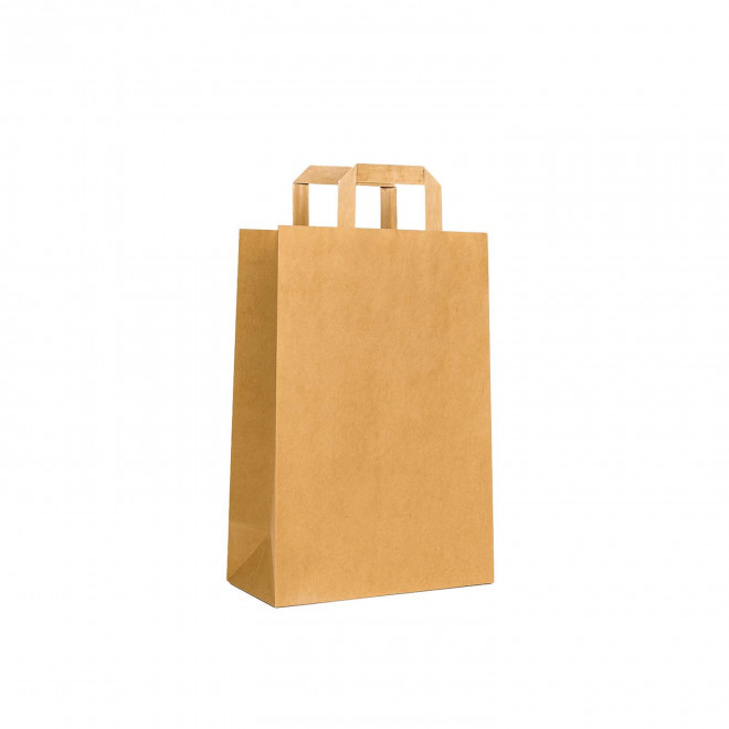 SAC KRAFT PERSONNALISE GRANDE QUANTITE 'BLANPA 23X10X33' - brun
