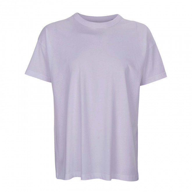 TEE-SHIRT PERSONNALISABLE OVERSIZE COULEUR HOMME 'BOXY' - lilas