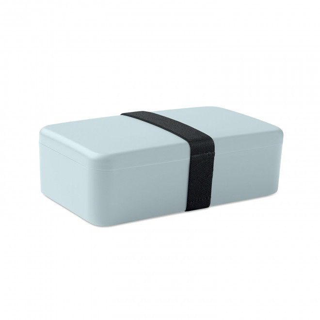 LUNCH BOX RPET 750ML PERSONNALISABLE 'DOPPITO' - bleu clair