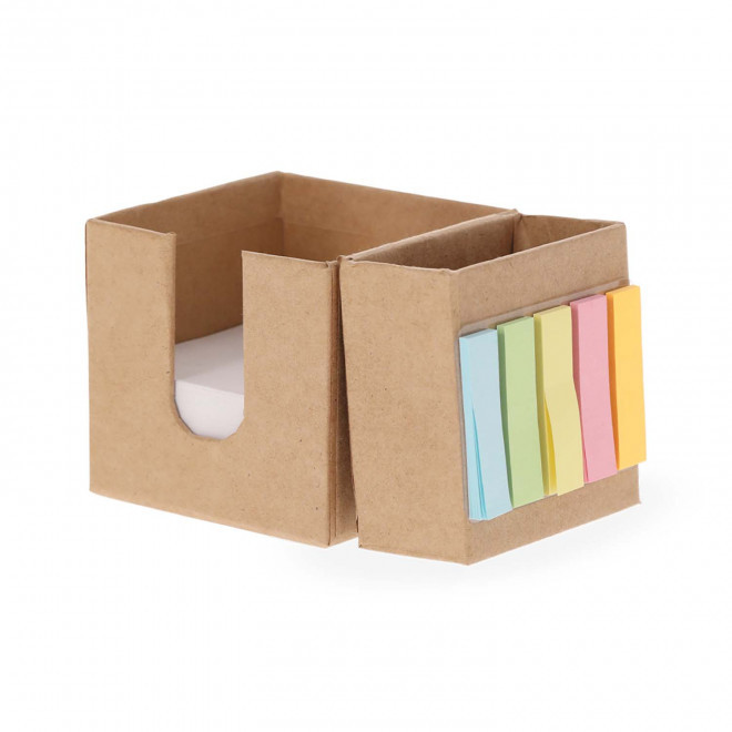 POT-CRAYONS AVEC NOTES PERSONNALISABLE 'USI' - naturel