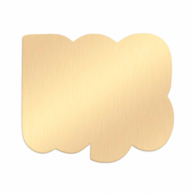 ETIQUETTE HANDTAG CADEAU PERSONNALISABLE 'YORSY ACRYLIQUE' - or