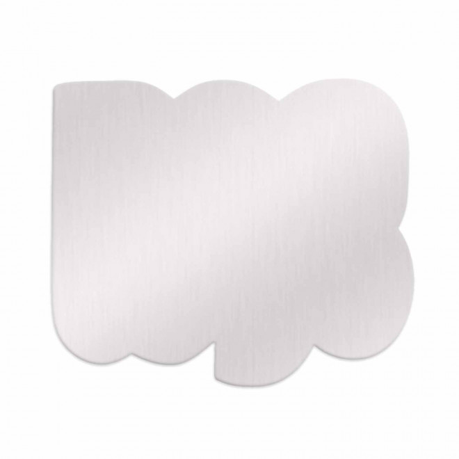 ETIQUETTE HANDTAG CADEAU PERSONNALISABLE 'YORSY ACRYLIQUE' - argenté