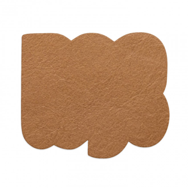 ETIQUETTE HANDTAG CADEAU PERSONNALISABLE 'YORSY CUIR' - marron