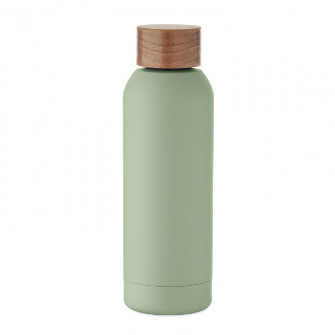 BOUTEILLE ACIER RECYCLE 700ML PERSONNALISABLE 'SERGEI' - vert menthe