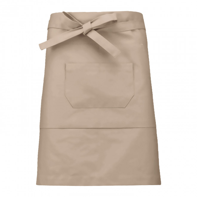 TABLIER MI-LONG KARIBAN PERSONNALISABLE 'BANTAB' - beige