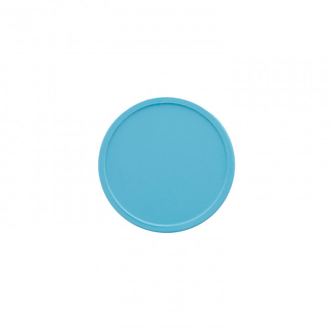 JETON PERSONNALISE EN PLASTIQUE RECYCLE GRAVE 'MONNET' - bleu