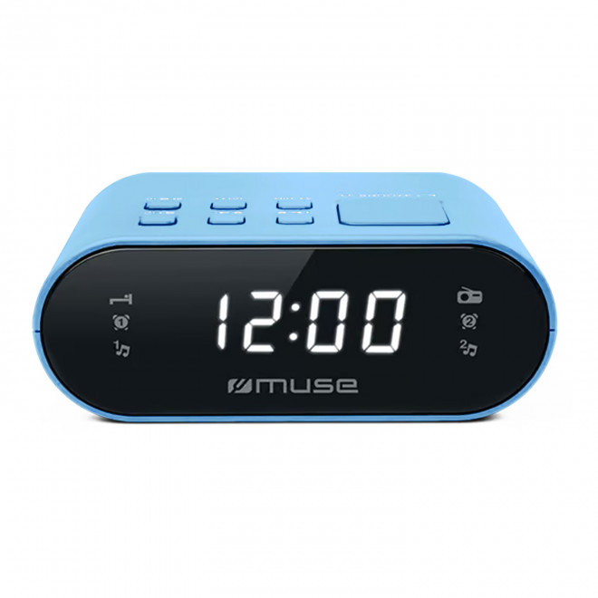 RADIO REVEIL PERSONNALISABLE 'GOMMY' - bleu clair