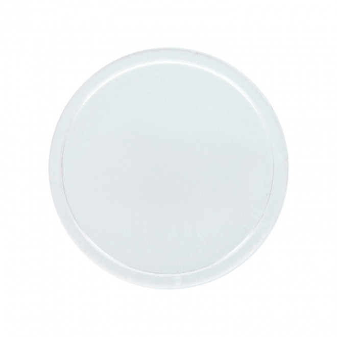 JETON EN PLASTIQUE PERSONNALISABLE 'MONNET' - orange transparent