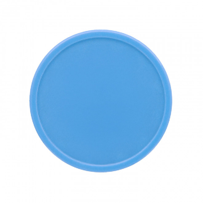 JETON PERSONNALISE EN PLASTIQUE PERCE GRAVE 'MONNET' - bleu clair