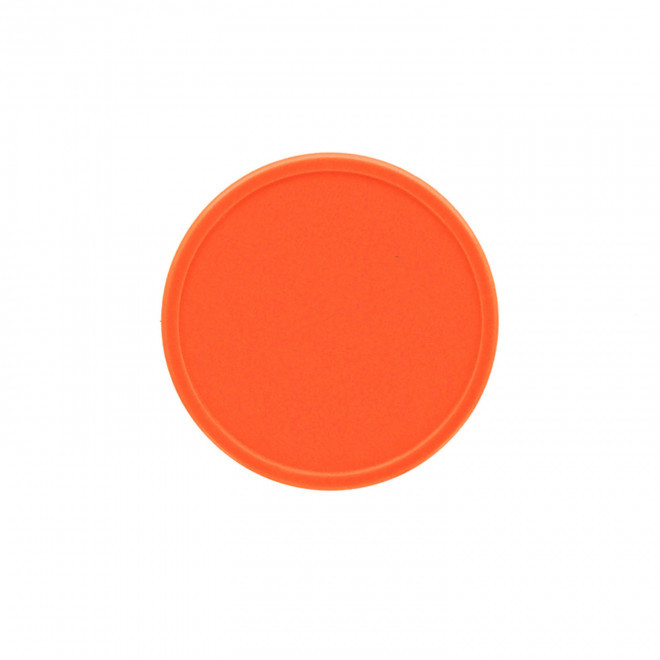 JETON IMPRIME A LA FEUILLE PERSONNALISABLE 'MONNET' - rouge orange