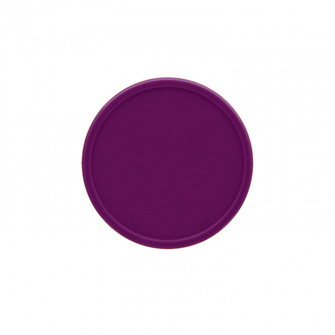 JETON IMPRIME A LA FEUILLE PERSONNALISABLE 'MONNET' - violet foncé