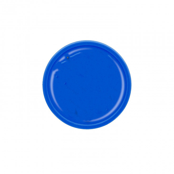 JETON IMPRIME A LA FEUILLE PERSONNALISABLE 'MONNET' - bleu transparent