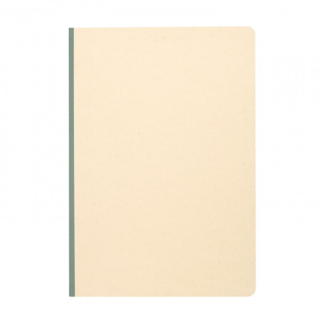 CARNET A5 SOUPE EN CANNE A SUCRE PERSONNALISABLE 'ILIANA' - vert